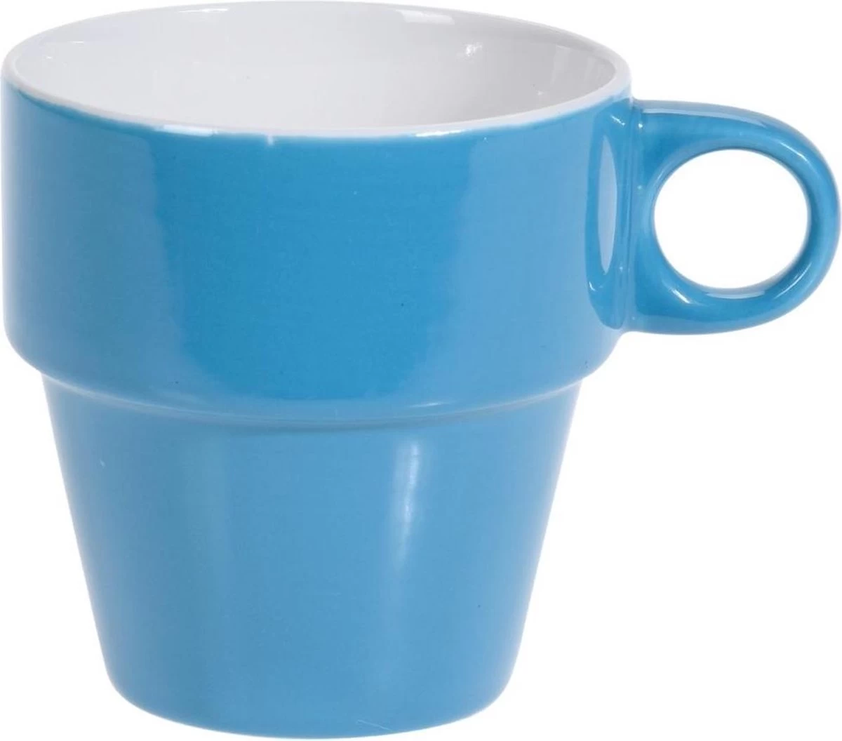 Orange85 Koffiekopjes - Met Houder - Set Van 6 - Gekleurd - 300 Ml - Keramiek - Afbeelding 2