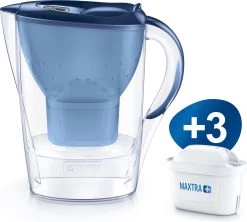 BRITA - Waterfilterkan Marella Cool - Blauw - 2,4L + 3 MAXTRA+ Waterfilterpatronen