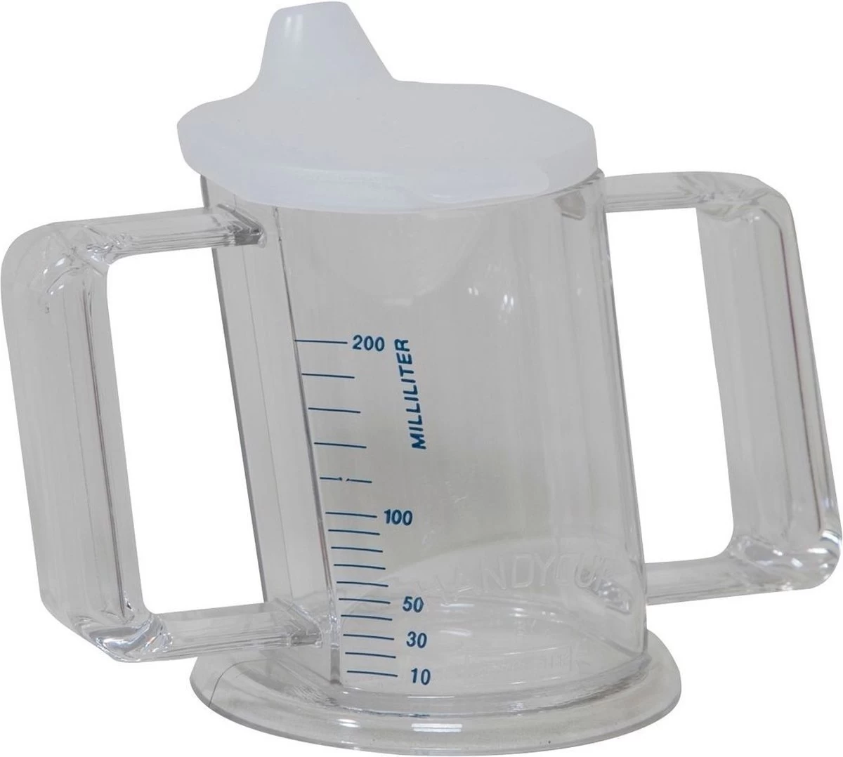 HandyCup Met Deksel - Transparant Met Maatvoering