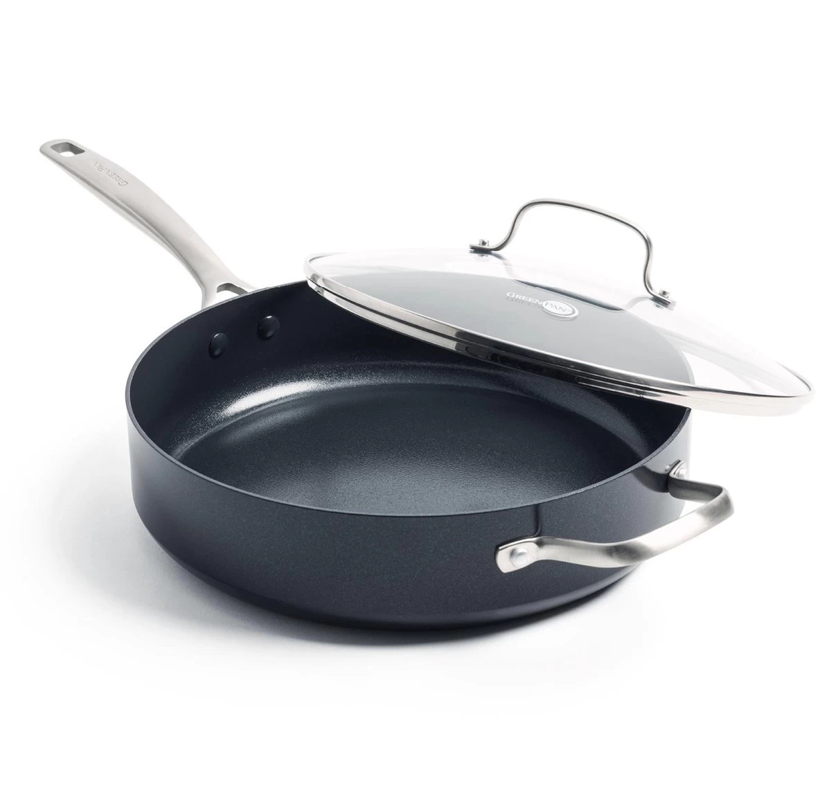 GreenPan Copenhagen Stoofpan Met Deksel En Extra Handvat 28cm/4.3L - Afbeelding 18