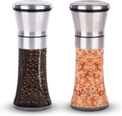 Pepermolen - Peper En Zoutmolen Set - Comfortabele Grip - Stevig Materiaal