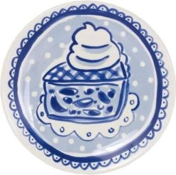 Blond Amsterdam Bord Plat 18 Cm Taartje - Delfts Blond