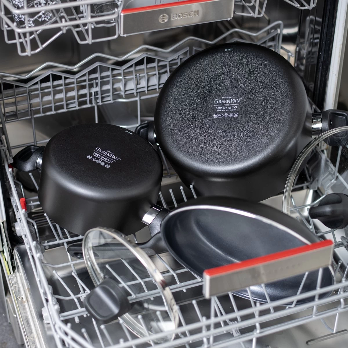 GreenPan Memphis Hapjespan 28cm - Zwart - Inductie - PFAS-vrij - Afbeelding 18