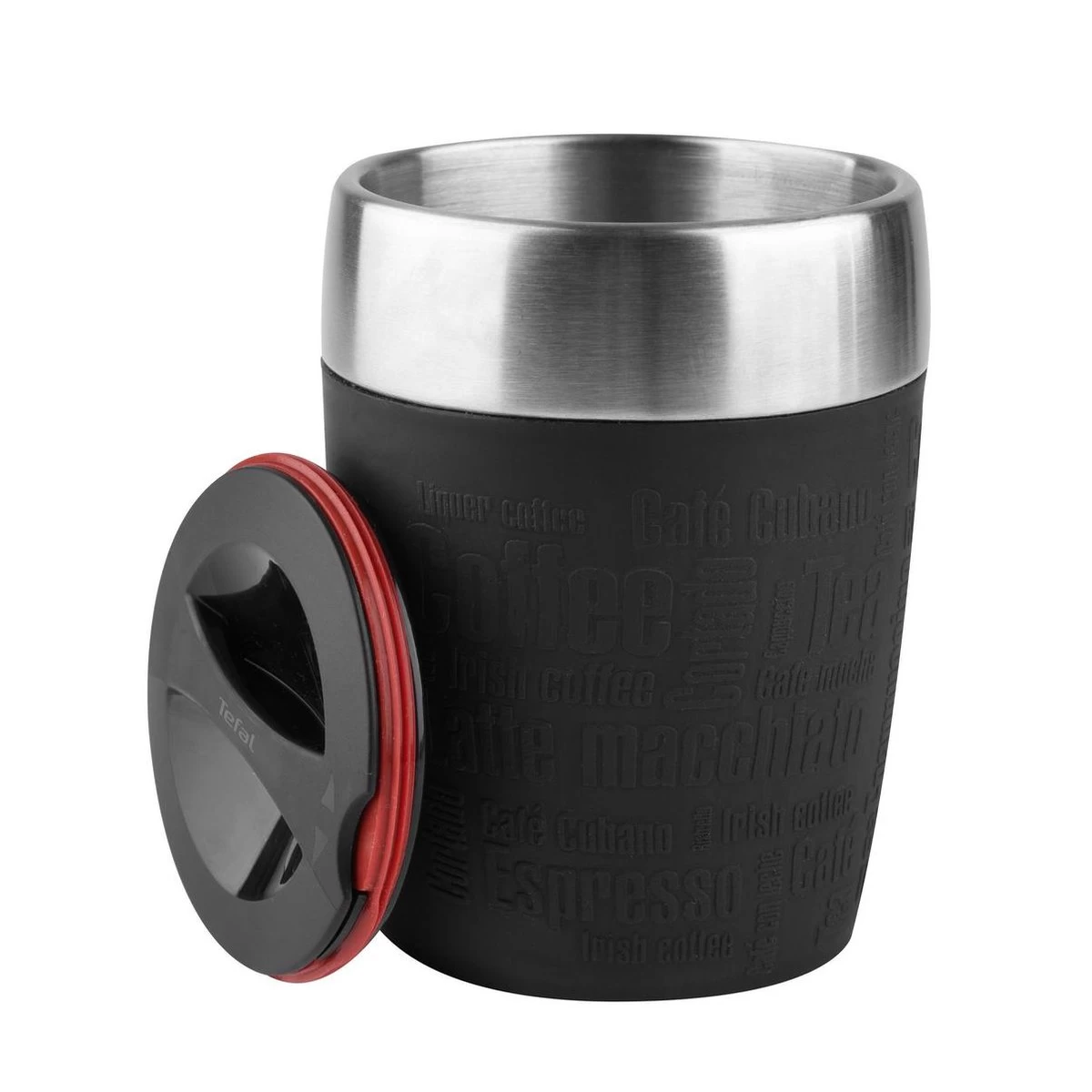 Tefal Travel Mug Thermobeker - 200 Ml - RVS/Zwart - Afbeelding 4