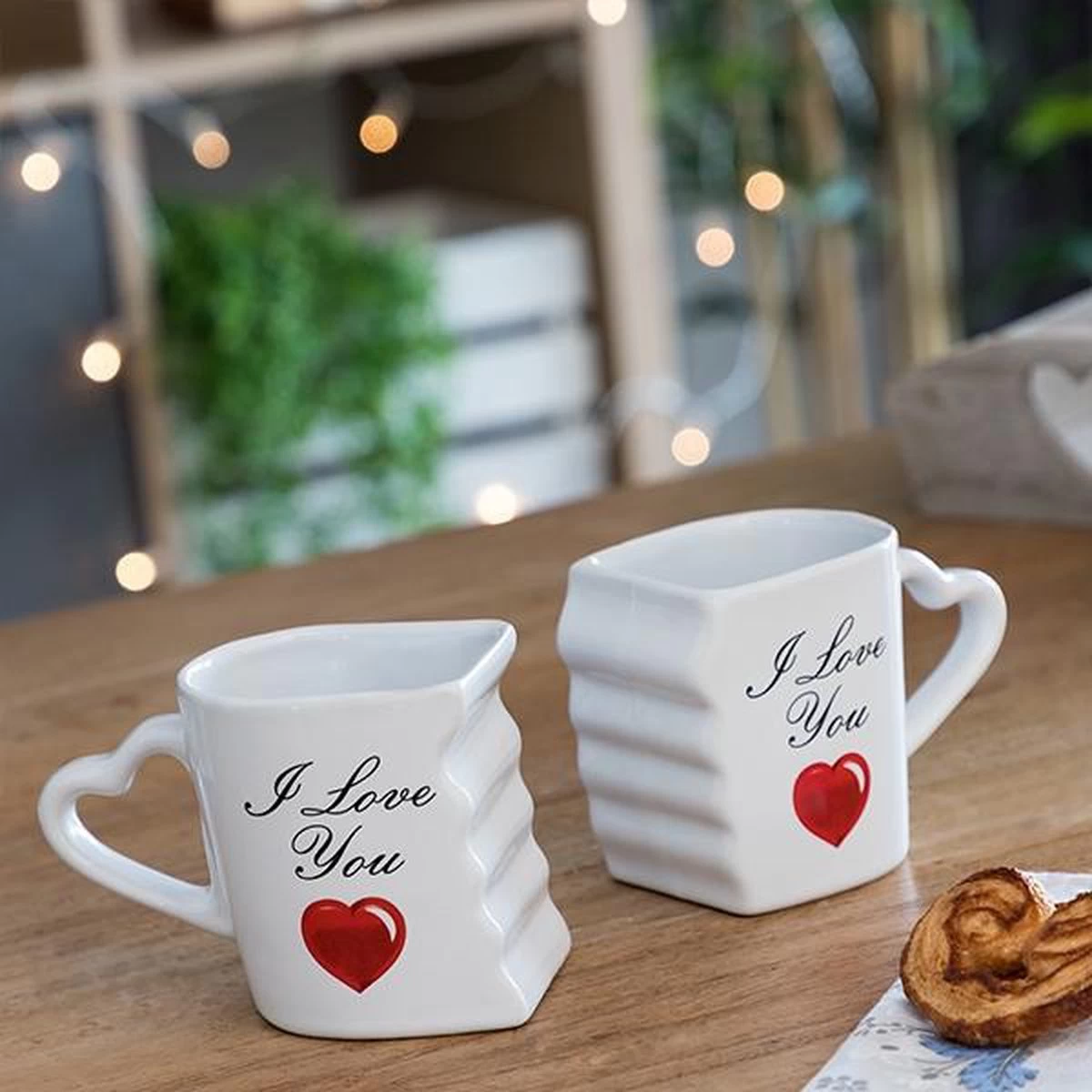 I Love You Kopjesset Met Hartvormig Handvat (Set Van 2) - Afbeelding 3