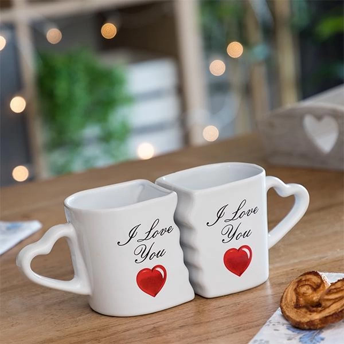 I Love You Kopjesset Met Hartvormig Handvat (Set Van 2) - Afbeelding 4