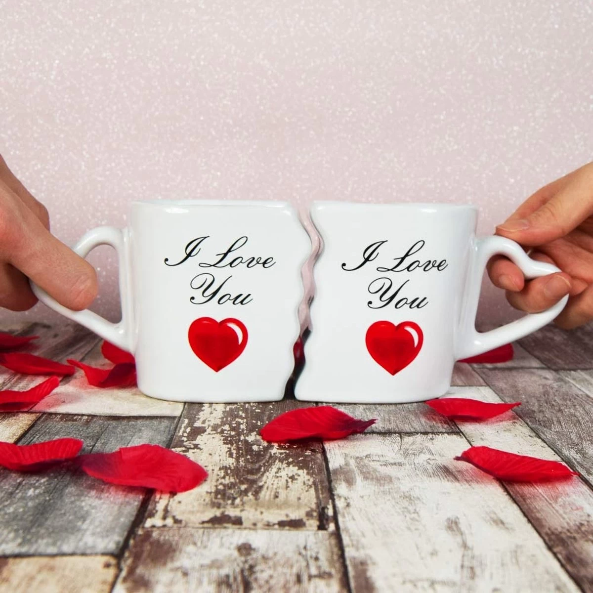 I Love You Kopjesset Met Hartvormig Handvat (Set Van 2) - Afbeelding 5