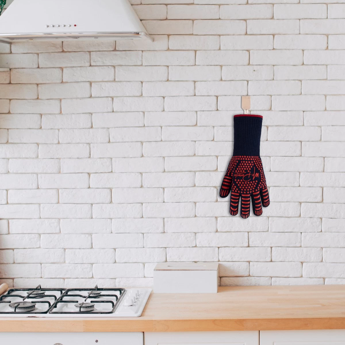 MR. PANACHE Premium BBQ Handschoenen - Ovenhandschoenen - Hittebestendig Tot 500°C - Maximale Grip - Extra Lang Manchet - Afbeelding 6