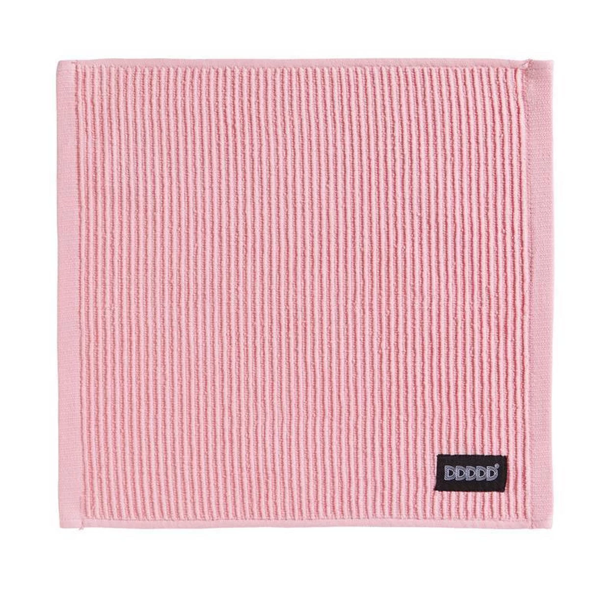 DDDDD Vaatdoek Basic Pastel Pink 30 X 30 Cm Per 4 Stuks - Afbeelding 2