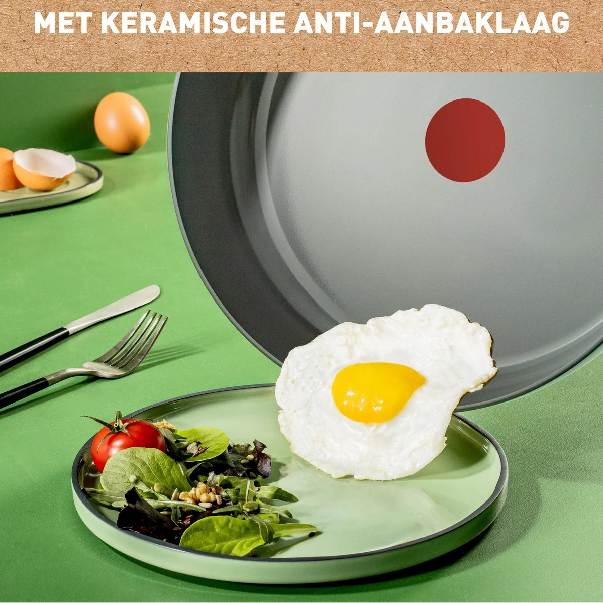 Tefal Renew ON Keramische Koekenpannenset - Ø 24 En 28 Cm - Afbeelding 3