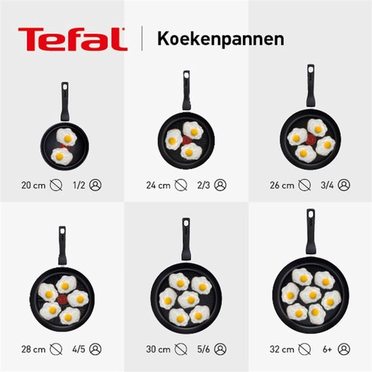 Tefal Ultimum - Pannenset - 3 Stuks | Koekenpan 24cm | Koekenpan 28cm | Wokpan 28cm | INDUCTIE - PFAS-vrij - Afbeelding 6