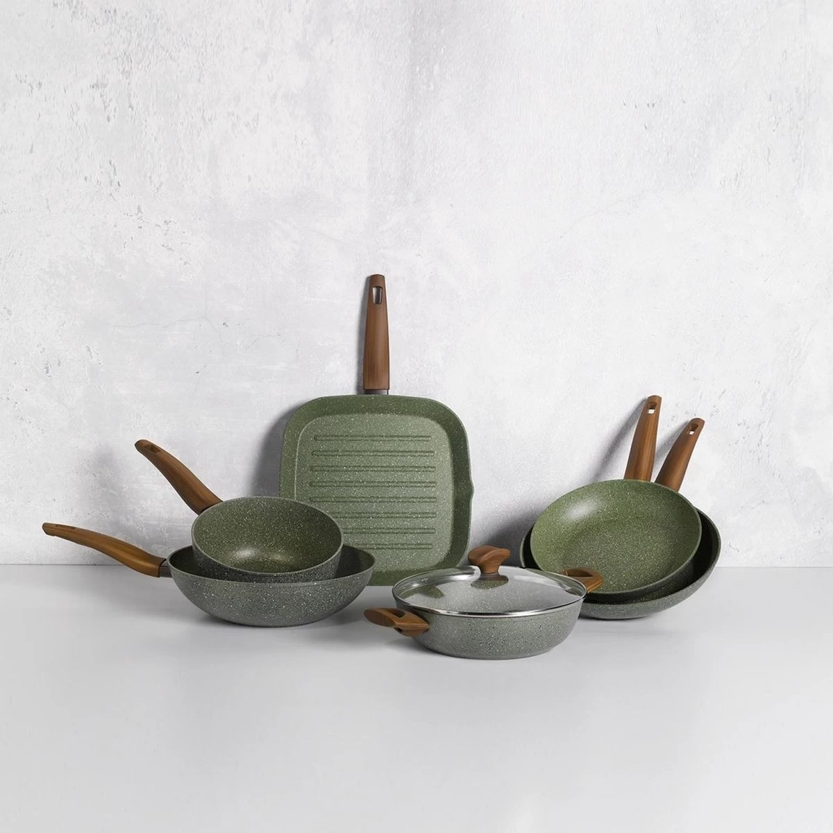 TVS Natura Induction Wokpan - Wok 28 Cm - Afbeelding 4