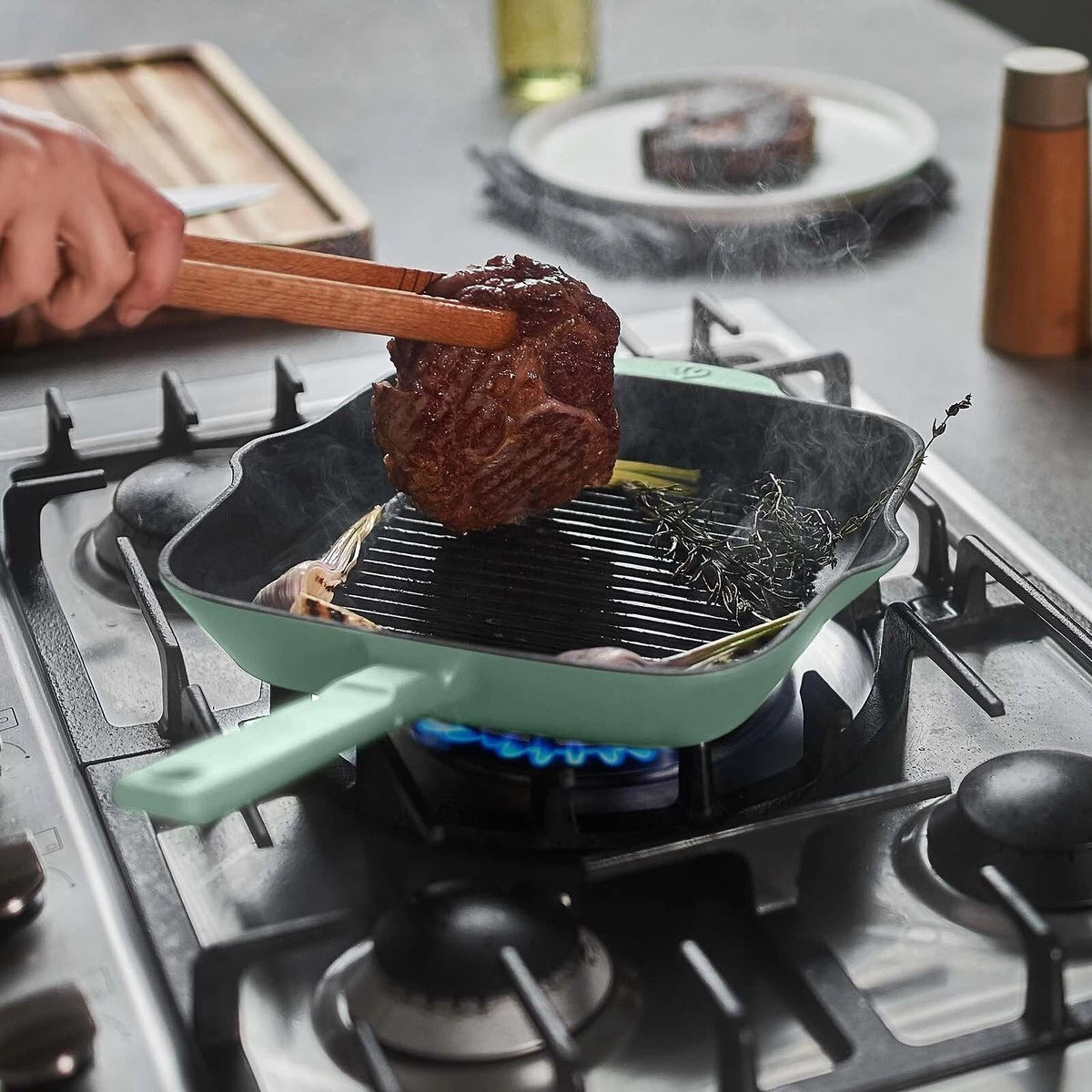 Springlane Gietijzeren Grillpan Mint, 26 Cm - Afbeelding 5