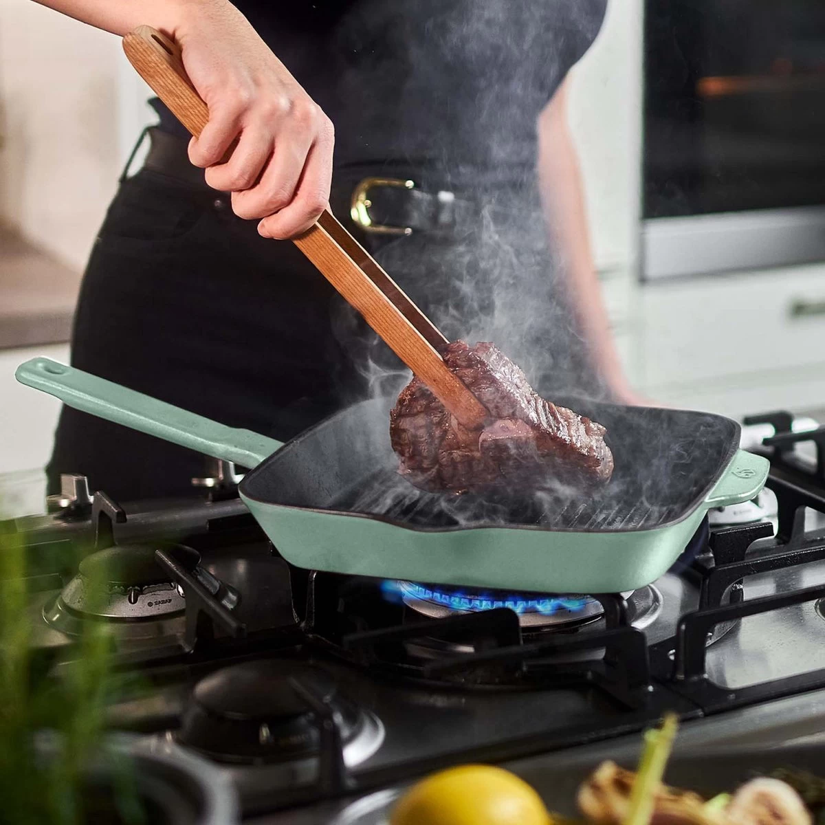 Springlane Gietijzeren Grillpan Mint, 26 Cm - Afbeelding 7