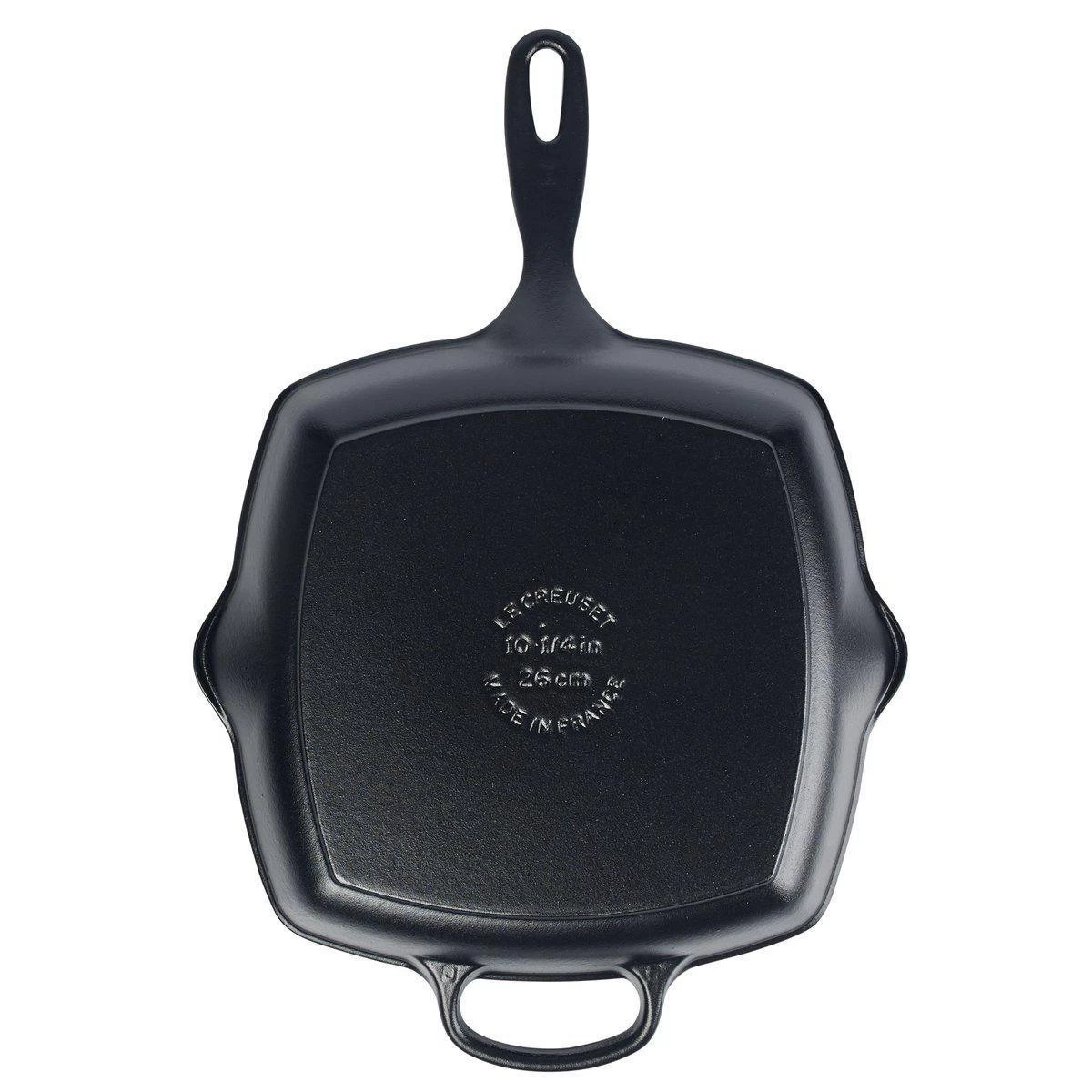 Le Creuset Gietijzeren Vierkante Grillpan - 26cm - Mat Zwart - Afbeelding 6