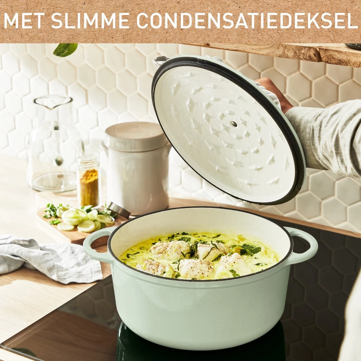 Tefal LOV Braadpan - 5L - Ø25 Cm - Groen - Afbeelding 5