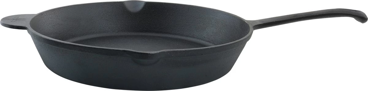 The Windmill Koekenpan Skillet Extra - 31,5 Cm - Gietijzer Zwart - Afbeelding 13