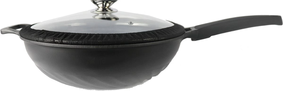 Chefflinger Wokpan - Antiaanbak - 32cm