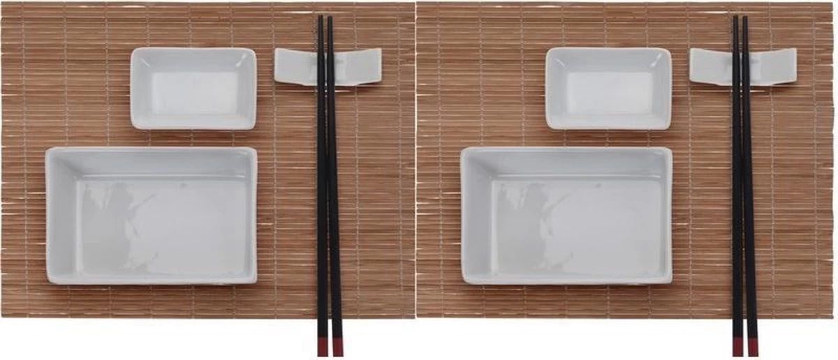 Merkloos 10 Delige Sushi Set Voor 2 Personen - Sushi Eetset 10-delig