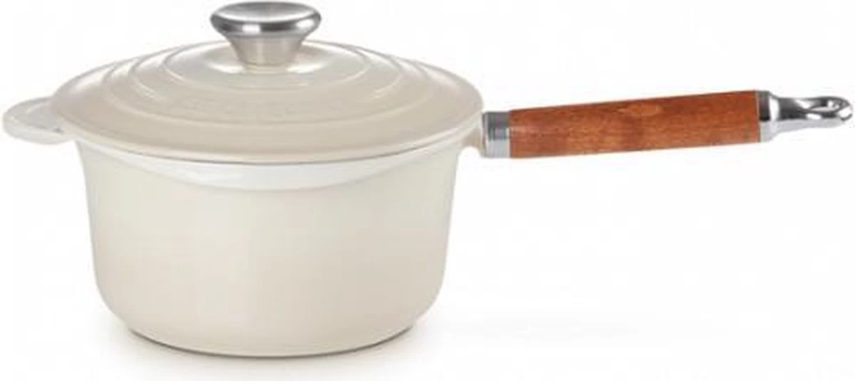 Le Creuset Steelpan - Met Deksel - Tradition - Meringue - ø 18 Cm / 1.8 Liter - Afbeelding 7