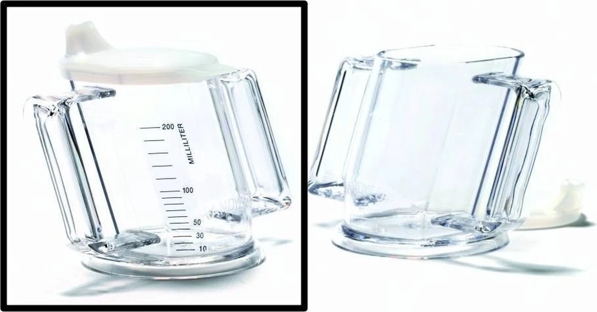 HandyCup Met Deksel - Transparant Met Maatvoering - Afbeelding 6