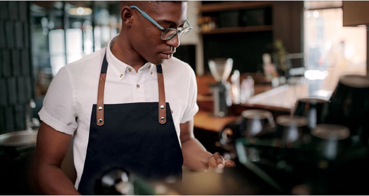 Premium Keukenschort - Dames En Heren - Duurzaam - Keukengerei - Zwart - Afbeelding 2