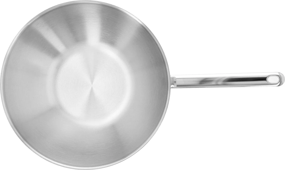 Demeyere Senses 5 RVS Wokpan - Inductie - 30 Cm – PTFE En PFAS Vrij - Afbeelding 2