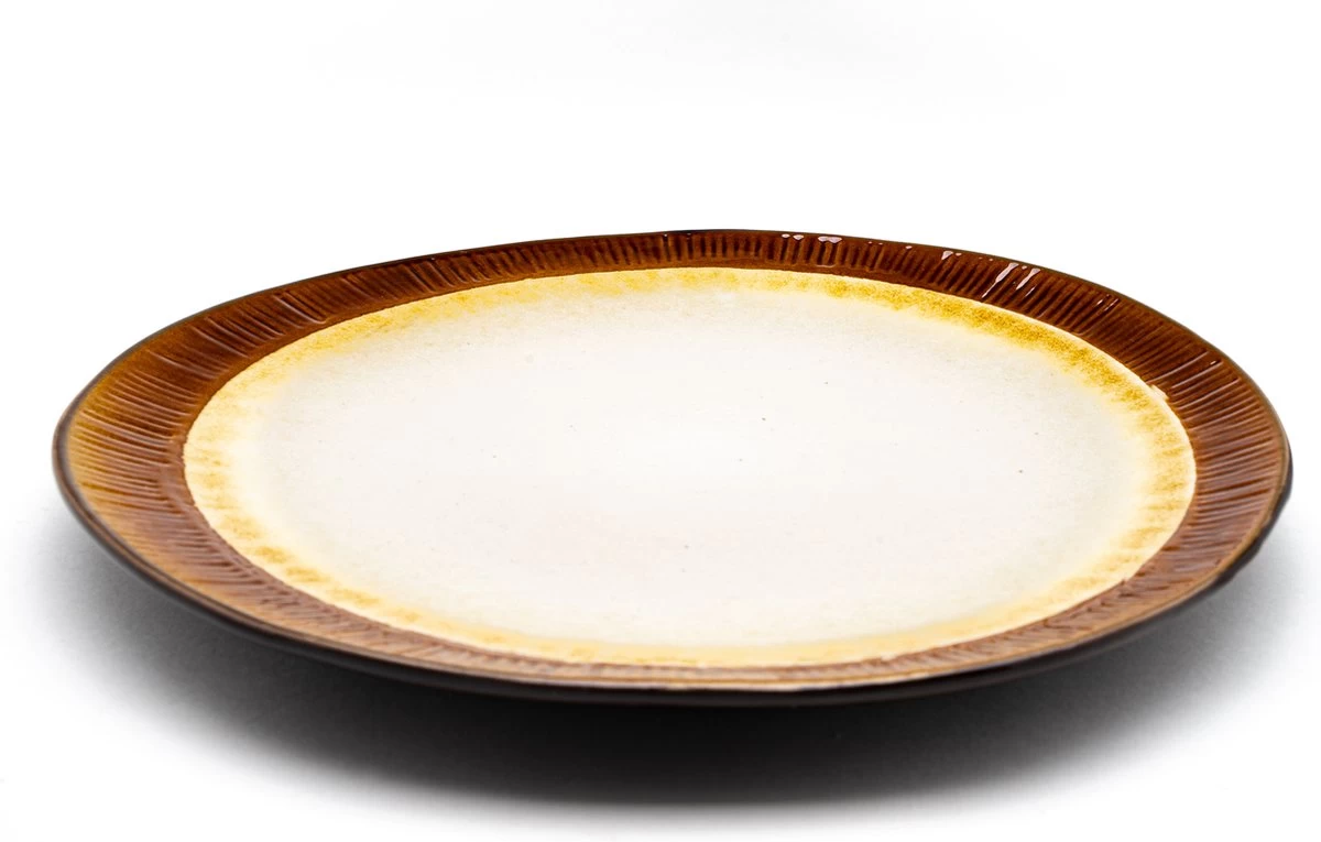 Dinerborden - Earth Borden - 27cm - Borden Set - Bordenset 6 Persoons - Porselein - Hip En Trendy - Allemaal Uniek - Afbeelding 6