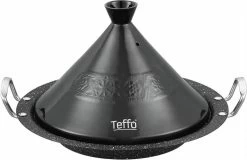 Tajine Teffo - Graniet - Geschikt Voor Alle Kookplaten, Inclusief Inductie - Zwart