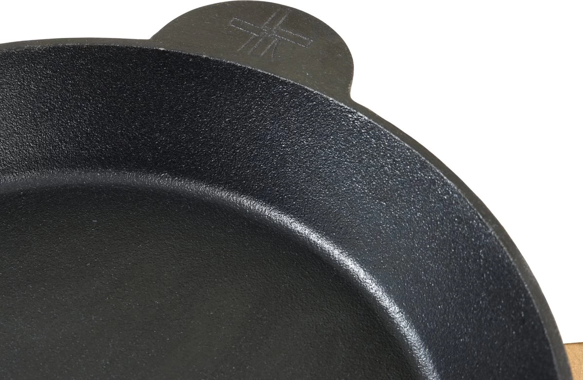 The Windmill Koekenpan Skillet Extra - 31,5 Cm - Gietijzer Zwart - Afbeelding 16