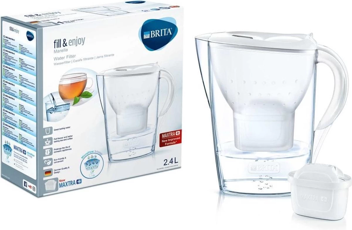 BRITA - Waterfilterkan Marella Cool - Wit - 2,4L - Afbeelding 8