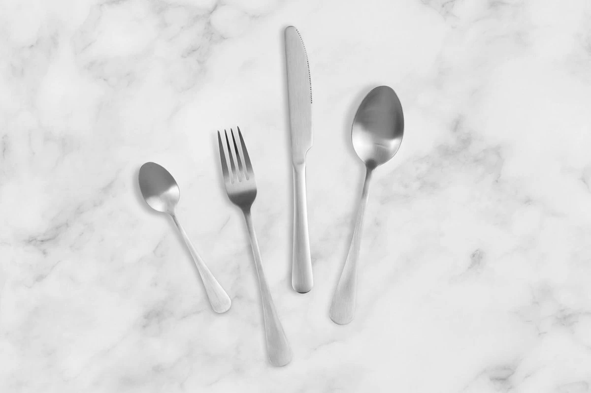Magani - Zilveren Bestekset - Roestvrij Staal - 24-delig - Voor Zes Personen - PVD Coating - Afbeelding 3