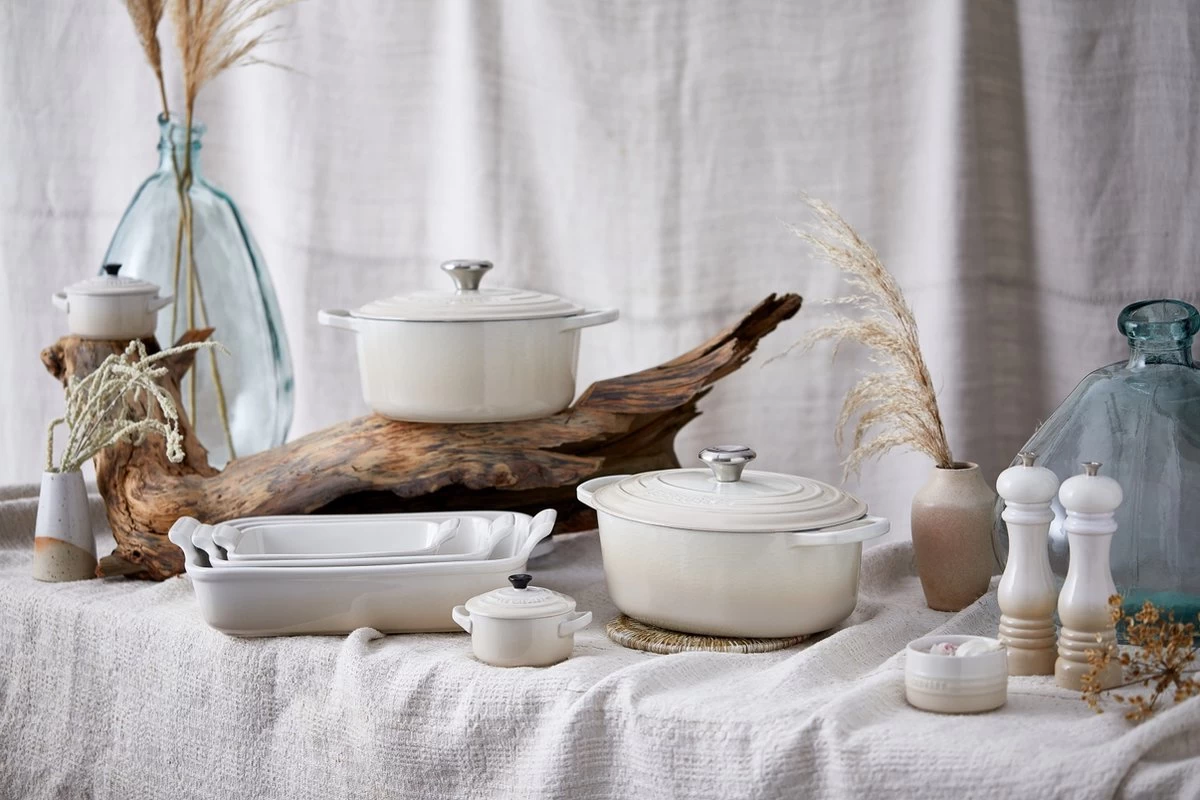 Le Creuset Steelpan - Met Deksel - Tradition - Meringue - ø 18 Cm / 1.8 Liter - Afbeelding 2