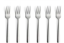 Amefa Moderno Taartvorkjes - 6 Stuks - Cadeauverpakking