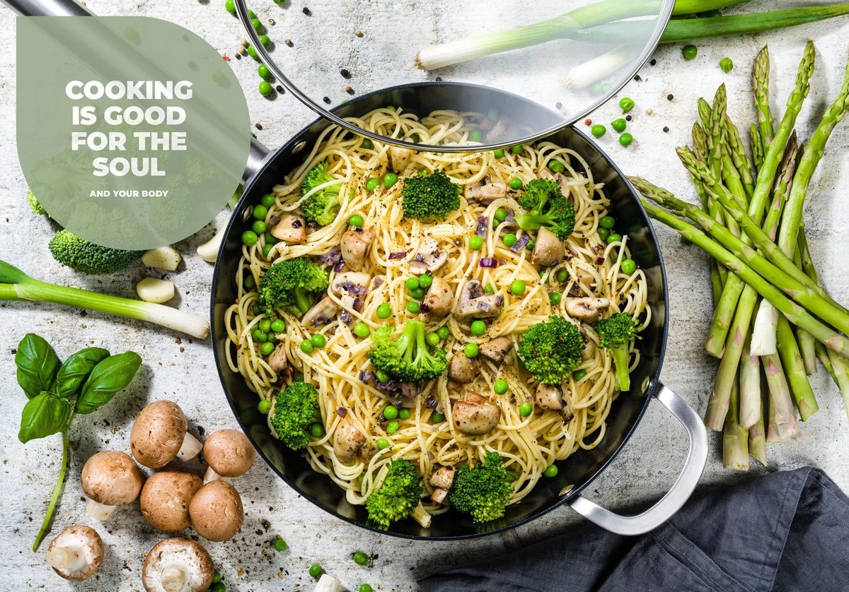 ISENVI Murray Keramische Wokpan 36 CM - RVS Greep - Afbeelding 3