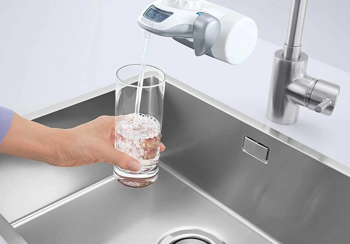BRITA On Tap Faucet Filtration System - Uitstekend Smakend Gefilterd Water - Inclusief 1 BRITA ON TAP Kraanfilter - 600 Liter Water Gefilterd Per Patroon - Witte Kleur - Afbeelding 6