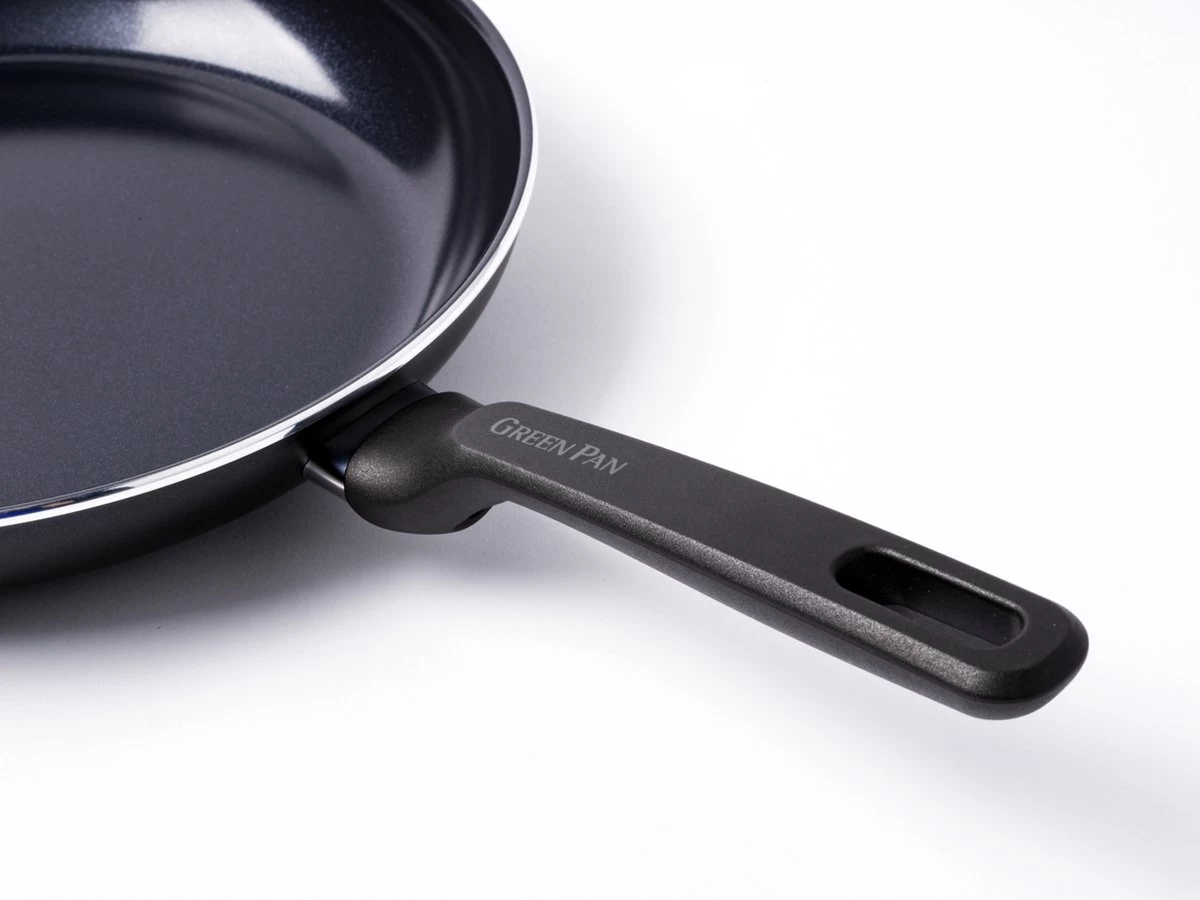 GreenPan Memphis Hapjespan 28cm - Zwart - Inductie - PFAS-vrij - Afbeelding 3