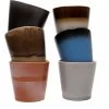 Koffiekopjes - Earth Koffiemok - Koffiebeker - Set Van 6 Kopjes - 200ML - Verschillende Kleuren - Porselein - Hip En Trendy