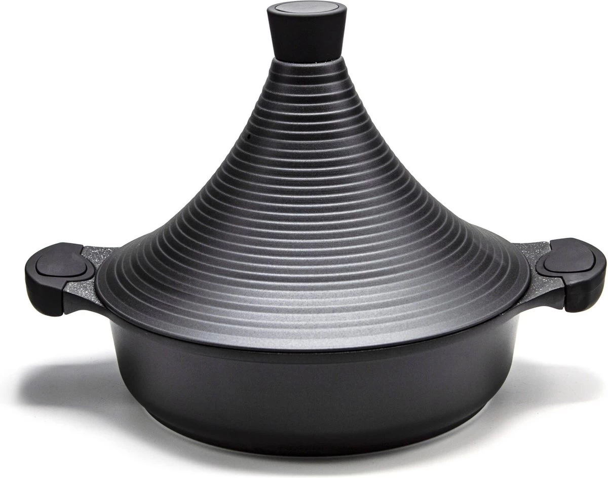 Tajine Agadir Inductie Arabisch Design Non-stick Shining Black