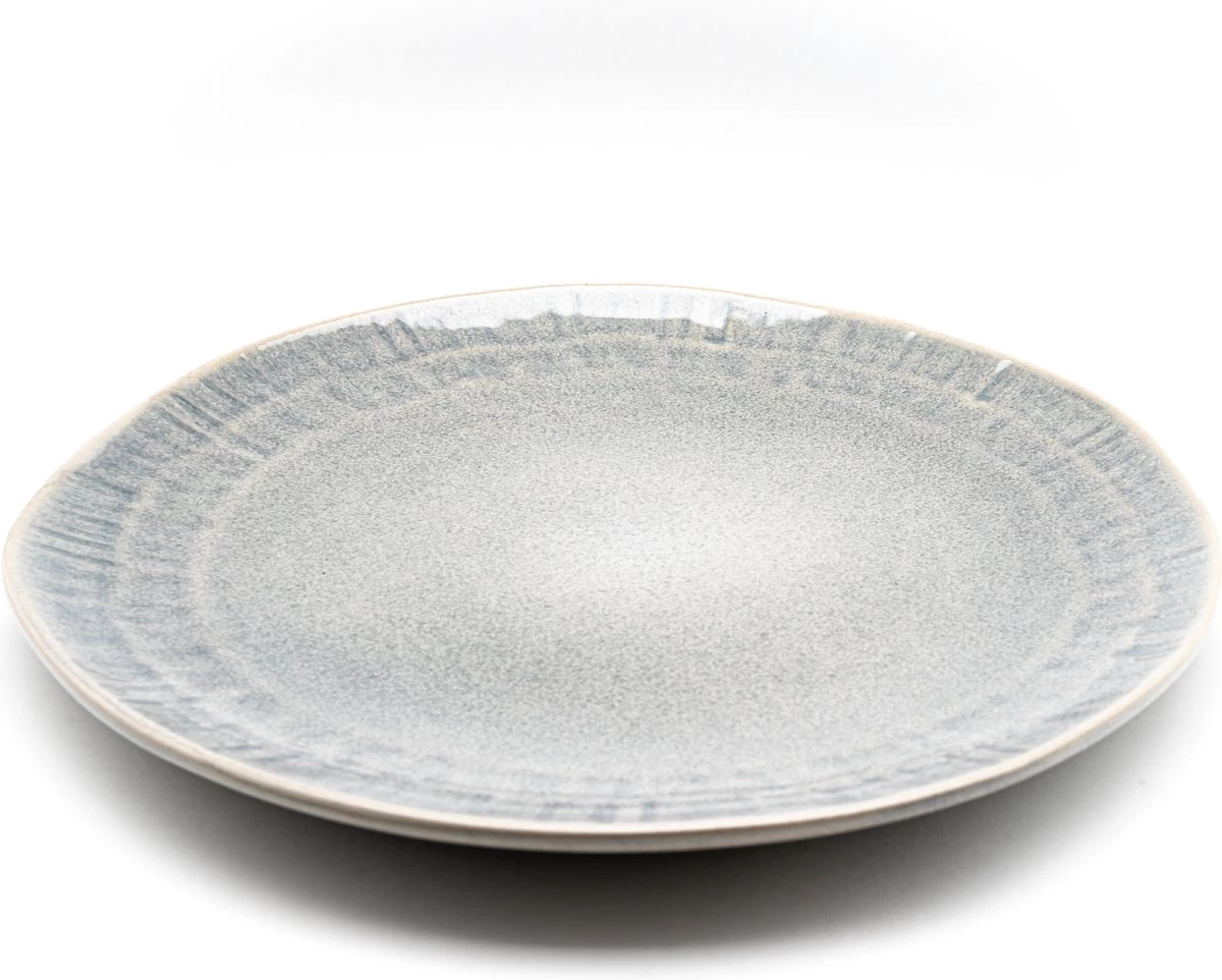 Dinerborden - Earth Borden - 27cm - Borden Set - Bordenset 6 Persoons - Porselein - Hip En Trendy - Allemaal Uniek - Afbeelding 3