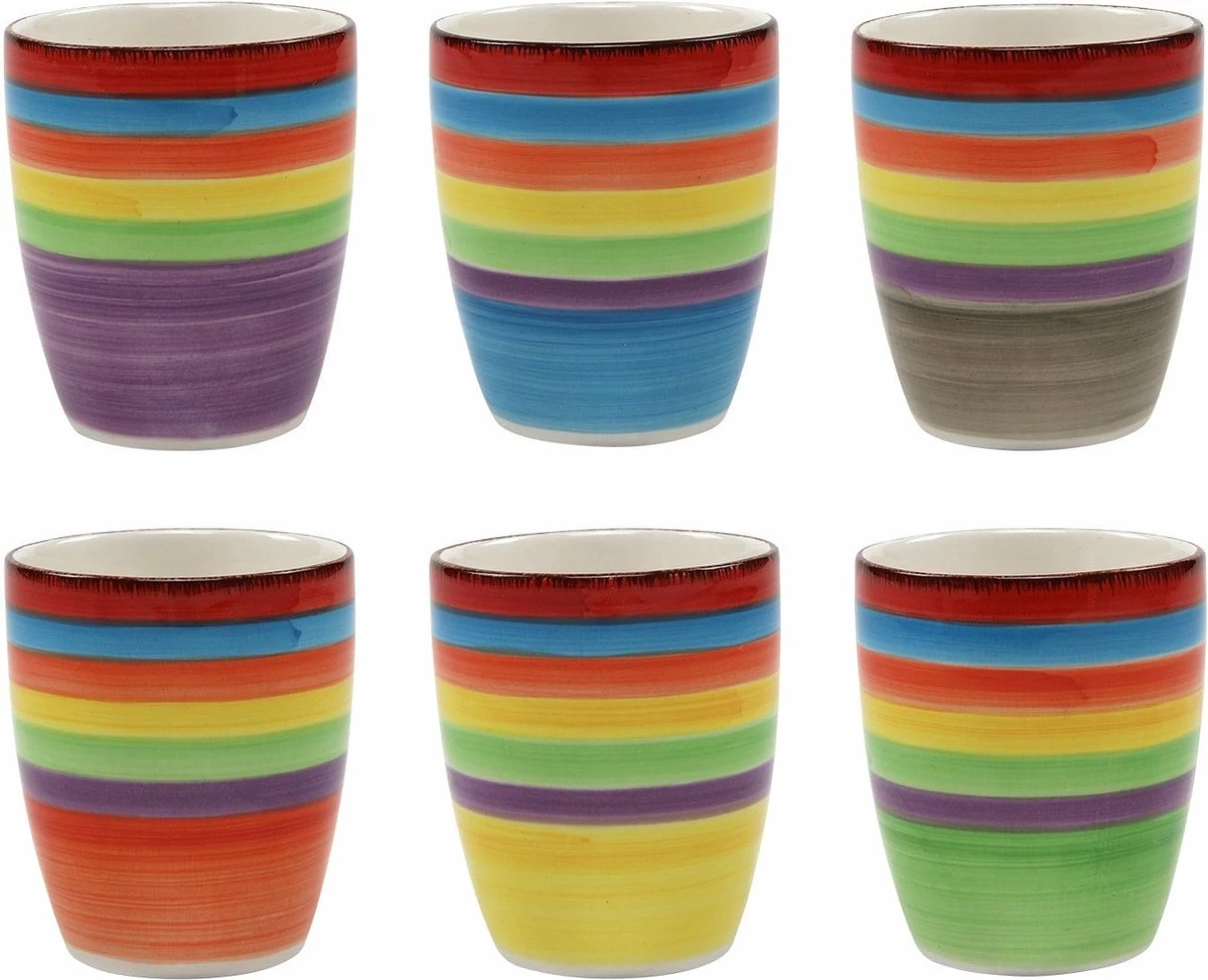 Studio Tavola Bekers Ocean Blue 160 Ml - 6 Stuks - Afbeelding 8