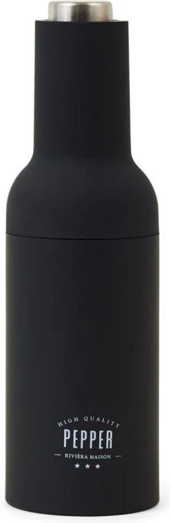 Riviera Maison Peper En Zoutstel - High Quality Pepper Mill Electric - Zwart