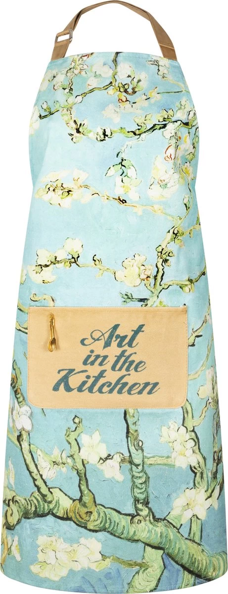 Memoriez Keukenschort Van Gogh Bloesem 100% Katoen