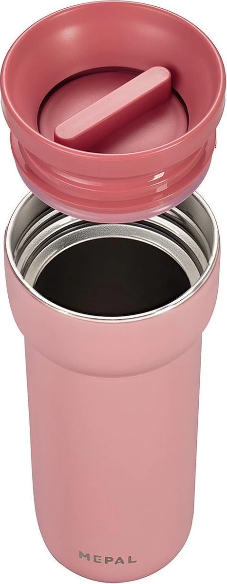 Mepal Isoleerbeker Ellipse 475 Ml – Houdt Je Drankje 6 Uur Warm En 10 Uur Koud – Nordic Pink – Koffiebeker To Go – Lekdicht – Thermosbeker - Afbeelding 9