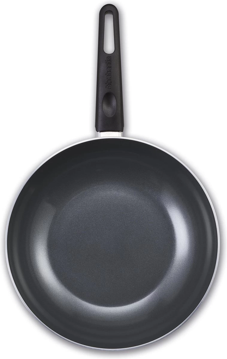 BRABANTIA INDU+ Wokpan - Keramische Antiaanbaklaag - Ø 28 Cm - Inductie - Pfas Vrij - Afbeelding 2