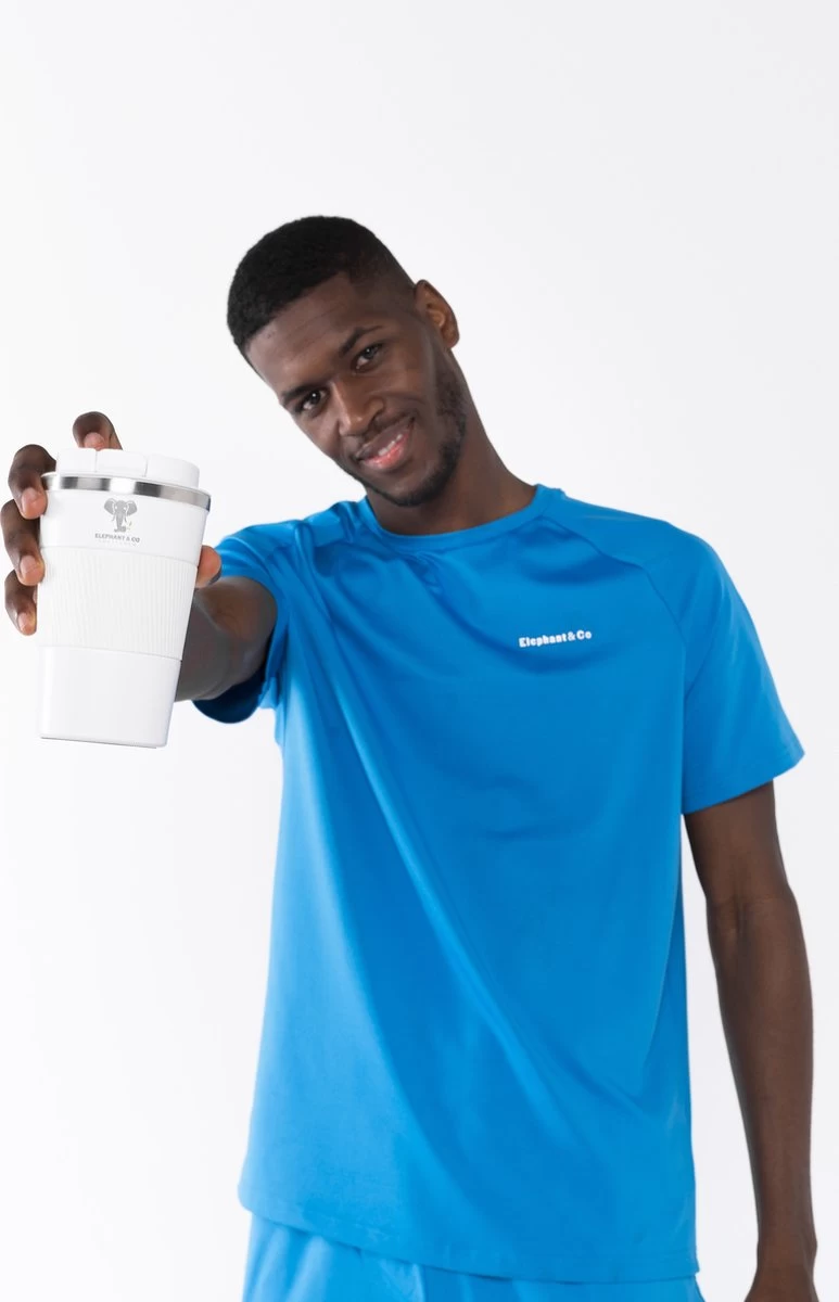Elephant & Co Dubbelwandige Reisbeker - Koffie To Go -Duurzaam - 380ml - - Afbeelding 3