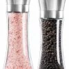 Peper En Zoutmolen Set Van RVS Stainless Steel Met Gehard Glas