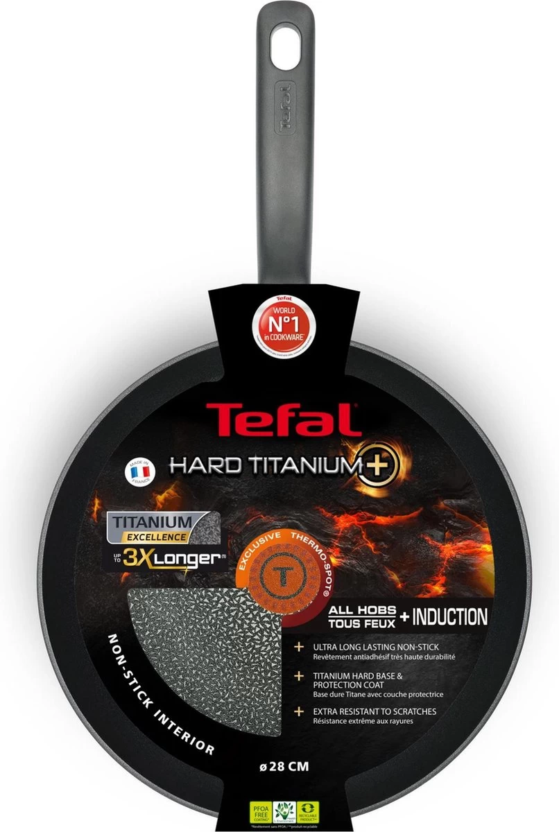 Tefal Hard Titanium+ Koekenpan - Ø 24 Cm - Afbeelding 6