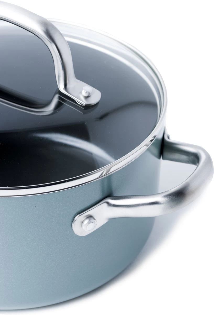 GreenPan Mayflower Pannenset - 5-delig + 5 Accessoires - Lichtblauw - Inductie - PFAS-vrij - Afbeelding 5