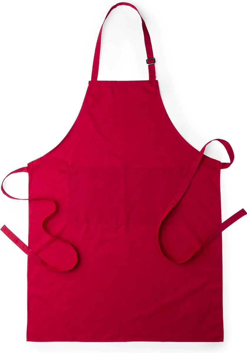 Keukenschort - Schorten - Keuken - Keukentextiel - Mannen - Vrouwen - Rood